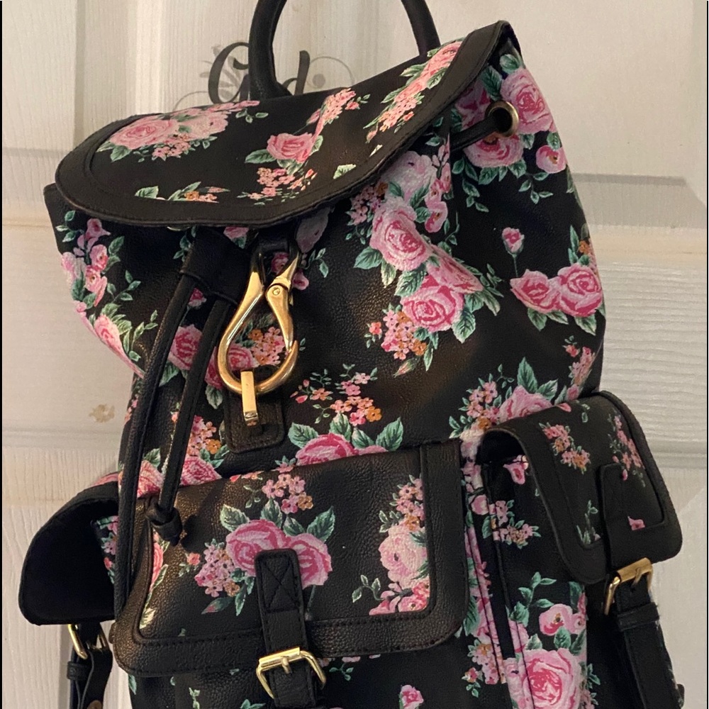 Floral Backpack - image 1